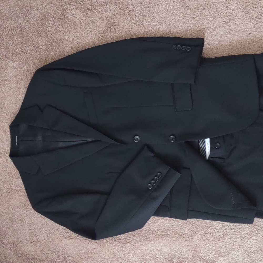 Pronto Uomo Black Suit Jacket and Slacks